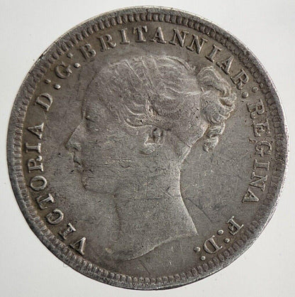 1874 Victoria Threepence Silver Coin | Very High Grade