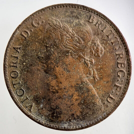 1874-H Victoria Half-Penny Coin | Collectable Grade