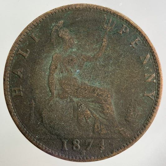 1874-H Victoria Half-Penny Coin | Collectable Grade
