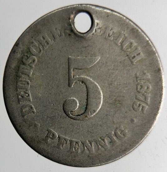1875 Germany 5 Pfennig Coin | Collectable Grade