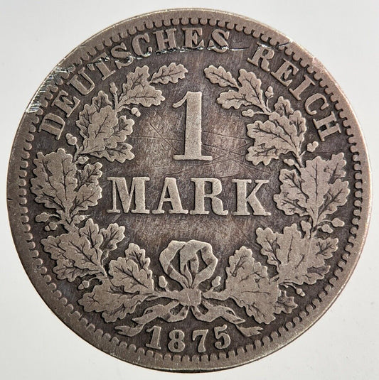 1875 Germany 1 Mark Silver Coin | Collectable Grade