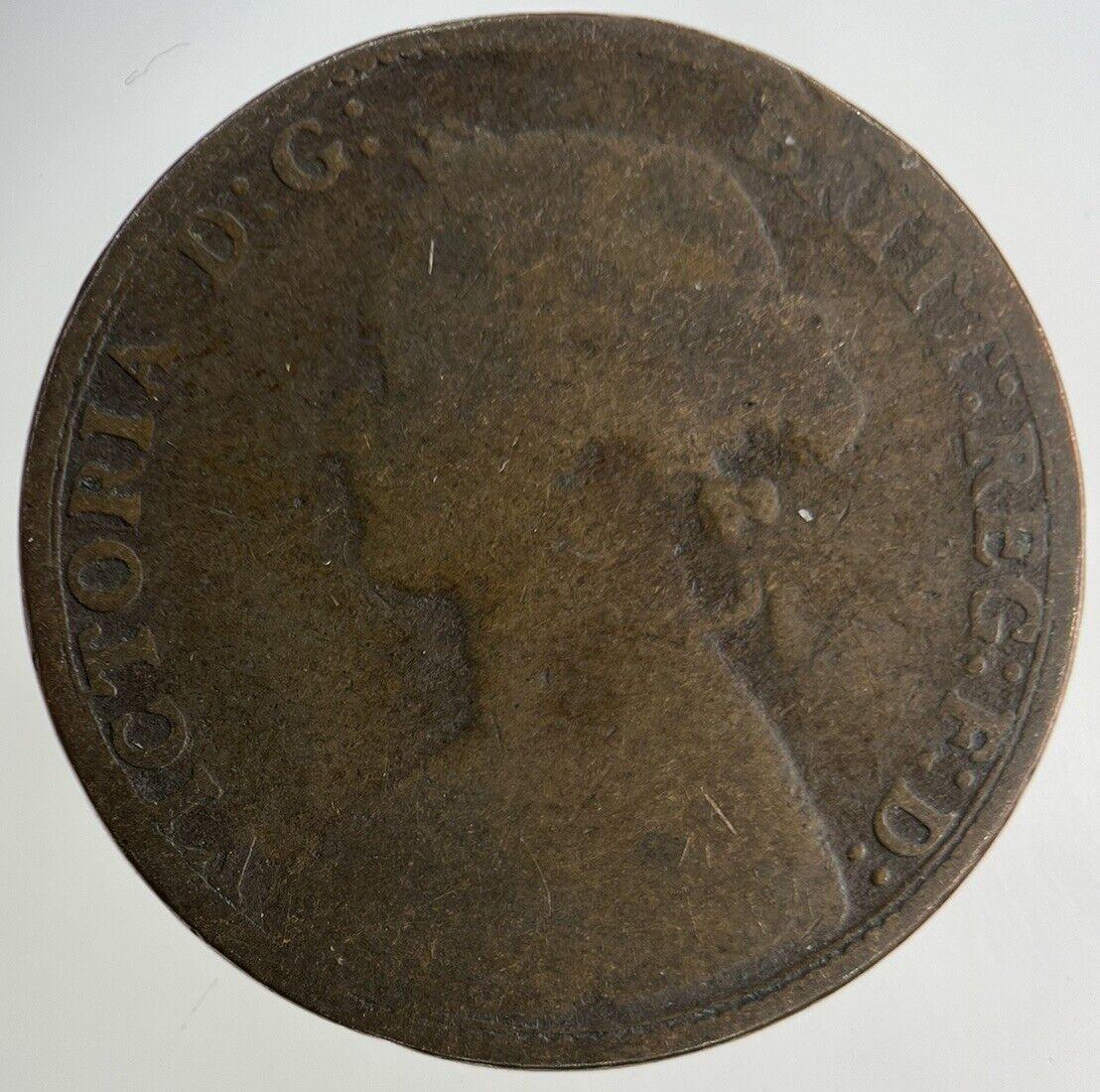 1874-H Victoria Half-Penny Coin | Collectable Grade
