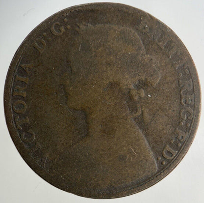 1874-H Victoria Half-Penny Coin | Collectable Grade