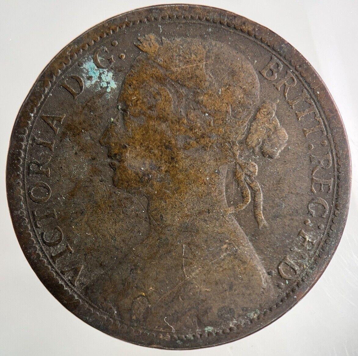 1874-H Victoria One Penny Coin | Collectable Grade