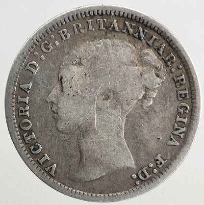 1875 Victoria Threepence Silver Coin | Fine Collectable Grade