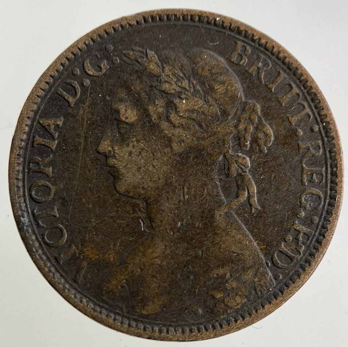 1875-H Victoria Farthing Coin | Fine Collectable Grade