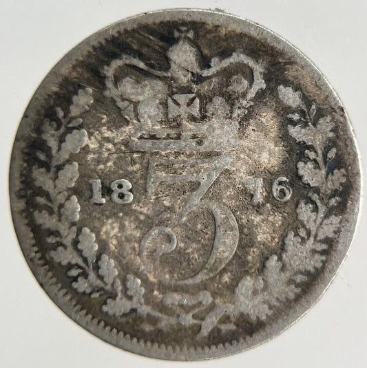 1876 Victoria Threepence Silver Coin | Collectable Grade