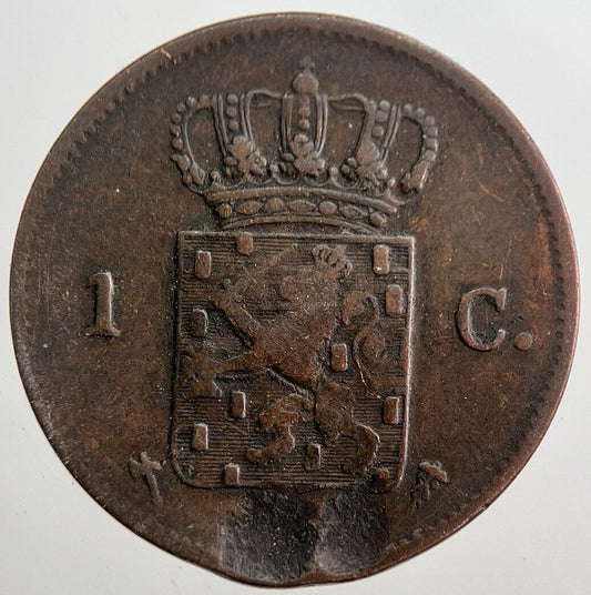 1876 Netherlands 1 One Cent Coin | Collectable Grade | a7836