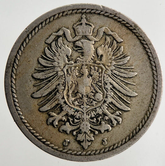1876 Germany 5 Pfennig Coin | Fine Collectable Grade