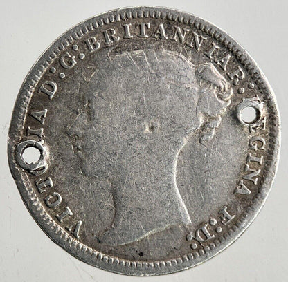 1876 Victoria Threepence Silver Coin | Collectable Grade