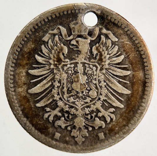 1876 Germany 50 Pfennig Silver Coin | Fine Collectable Grade