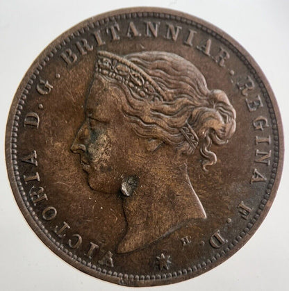 1877 Jersey One Twenty-fourth 1/24th Shilling Coin | Collectable Grade | a7666