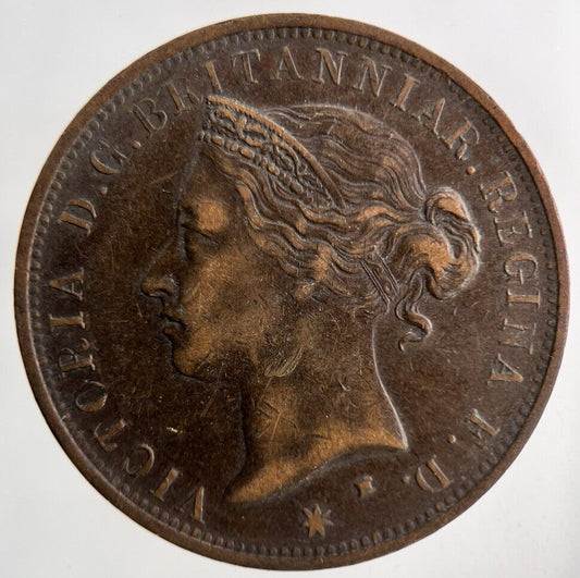 1877 Jersey One Twelfth Of A Shilling 1/12th Coin | Fine Collectable Grade