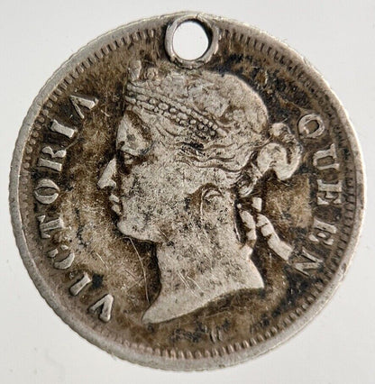 1877 Mauritius 10 Cents Silver Coin | Fine Collectable Grade