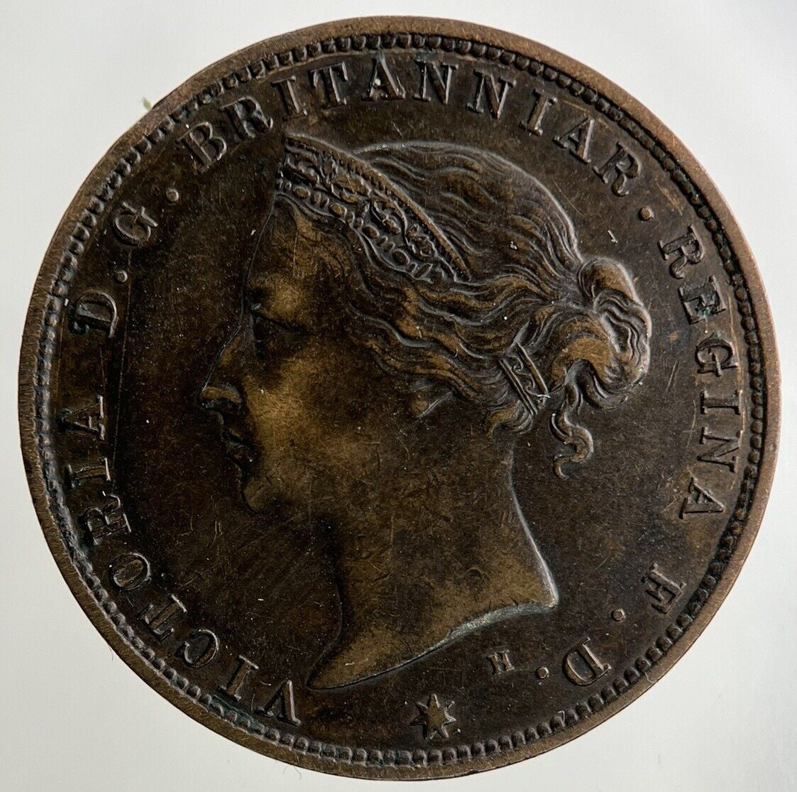 1877 Jersey 1/24th One Twenty Fourth Shilling Coin | Fine Collectable Grade