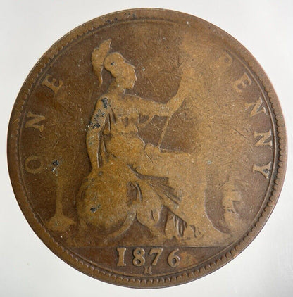 1876-H Victoria One Penny Coin | Collectable Grade