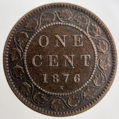1876-H Canada 1 One Cent Coin | Very High Grade