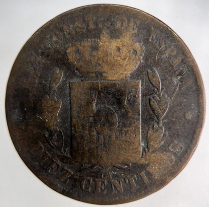 1878 Spain 10 Centimos Coin | Collectable Grade