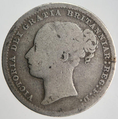 1878 Die-47 Victoria Shilling Silver Coin | Collectable Grade | a4527