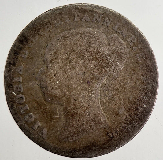 1877 Victoria Threepence Silver Coin | Collectable Grade | a8879