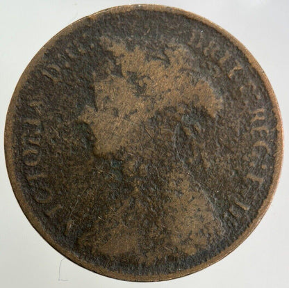 1877 Victoria Half-Penny Coin | Collectable Grade