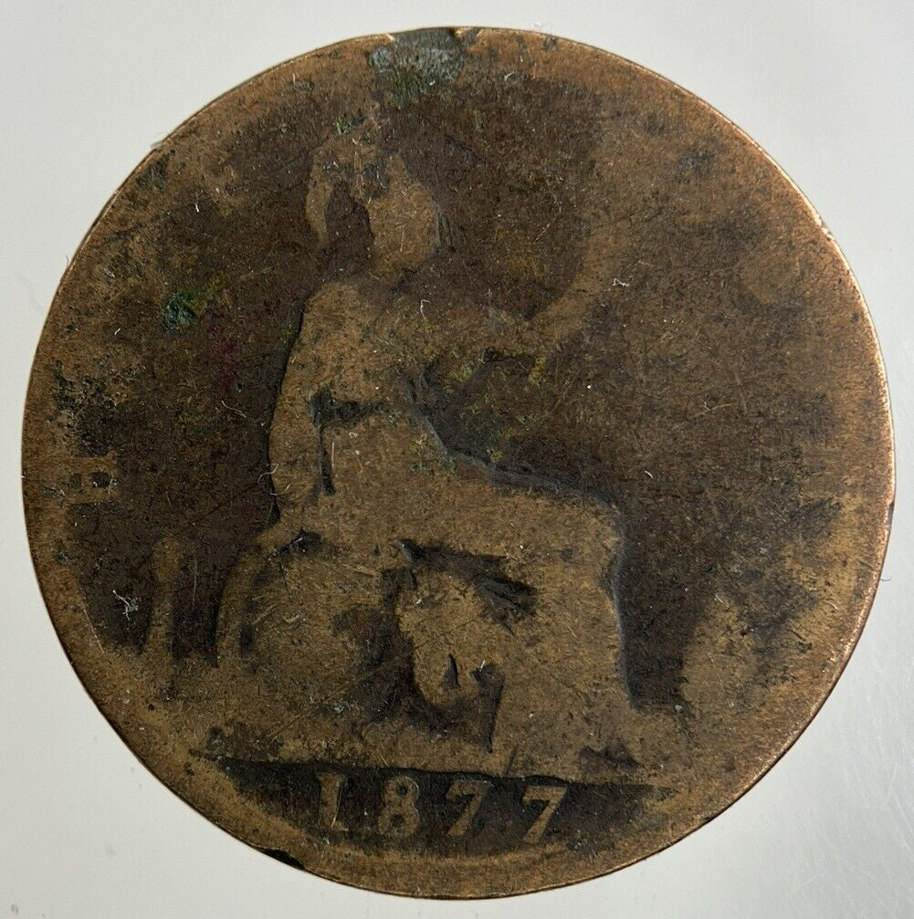 1877 Victoria Half-Penny Coin | Collectable Grade