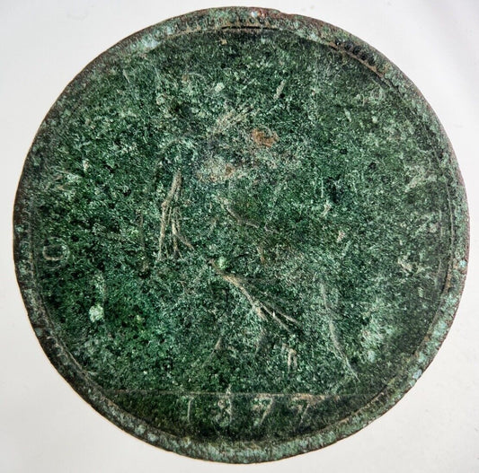 1877 Victoria One Penny Coin | Collectable Grade