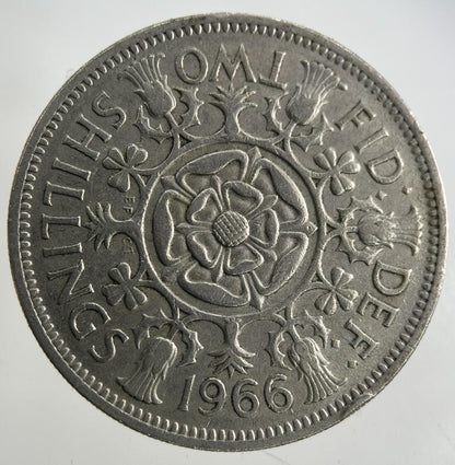 1966 Elizabeth II 2nd Florin Coin | Fine Collectable Grade