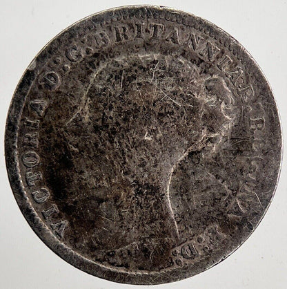 1878 Victoria Threepence Silver Coin | Collectable Grade | a6007