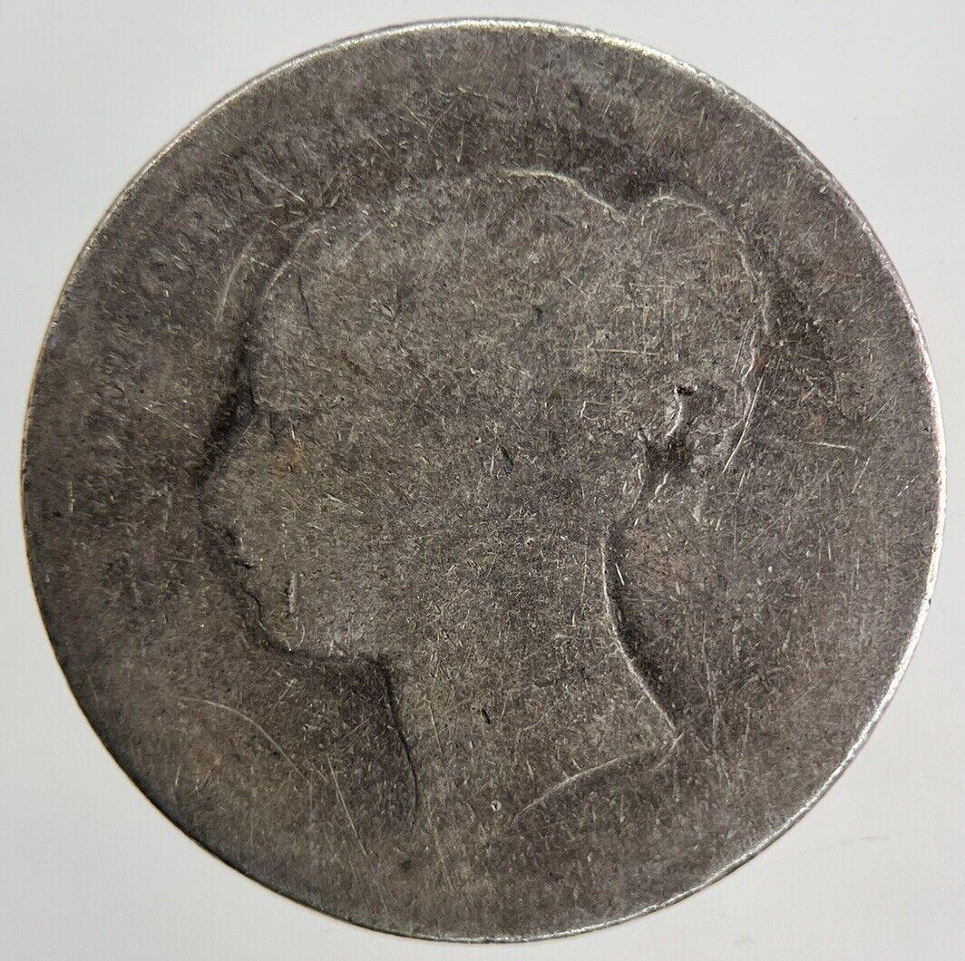 1878 Victoria Shilling Silver Coin | Fair Grade