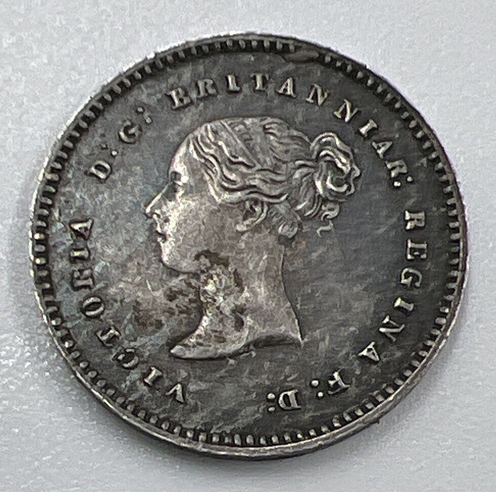 1879 Maundy Victoria Two-Pence | British Silver Coin | Very High Grade | a1285
