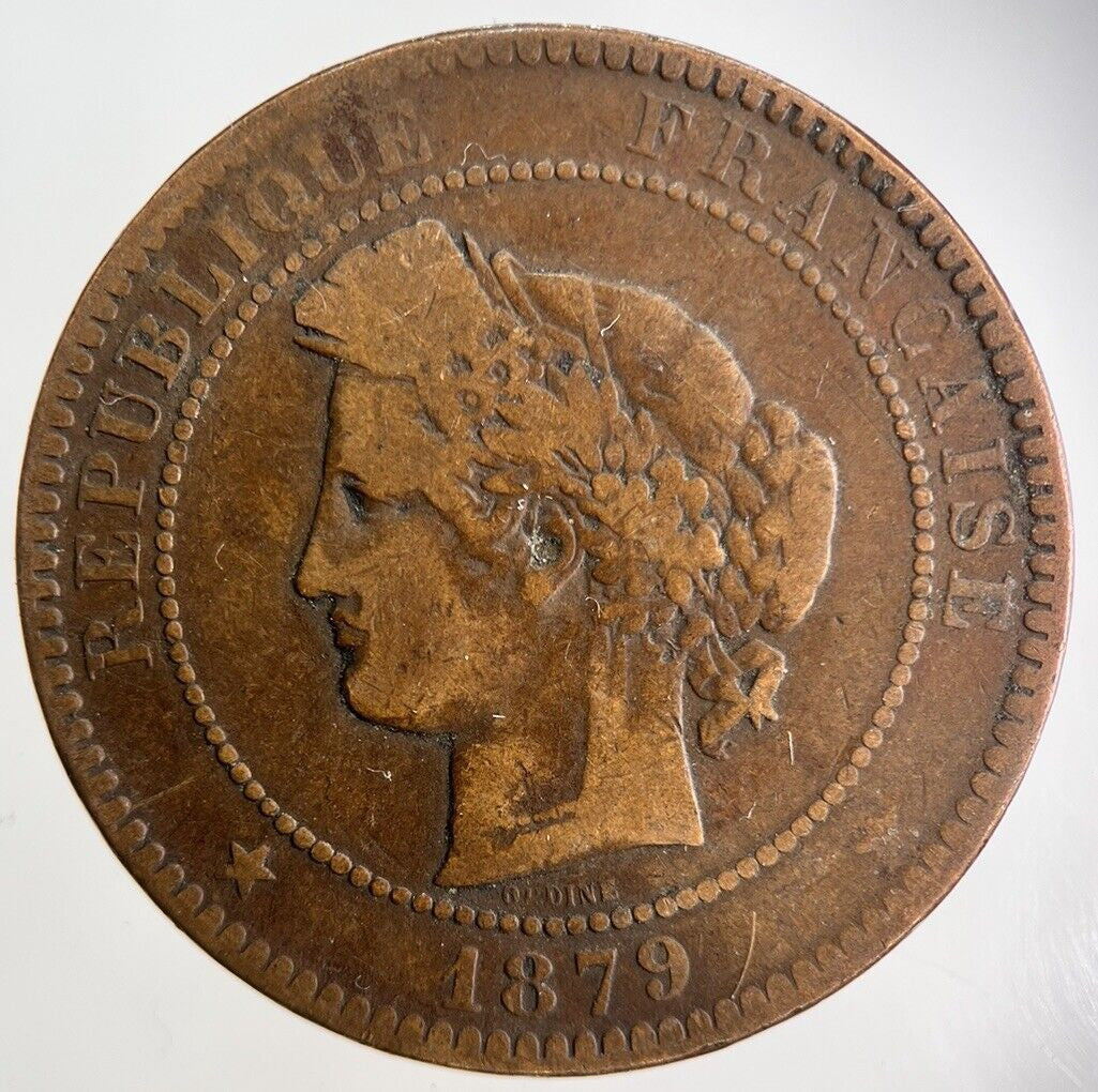 1879 France 10 Centimes Coin | Collectable Grade