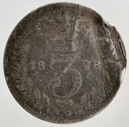 1878 Victoria Threepence Silver Coin | Collectable Grade