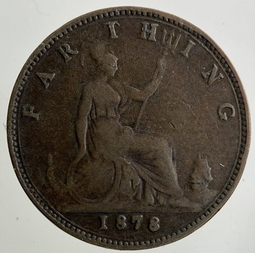 1878 Victoria Farthing Coin | Collectable Grade
