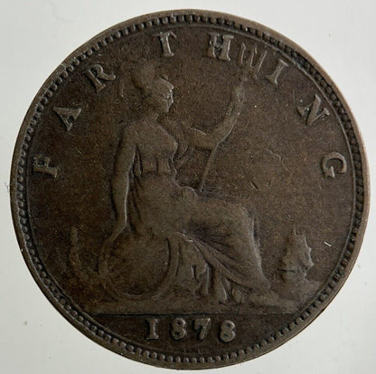1878 Victoria Farthing Coin | Collectable Grade