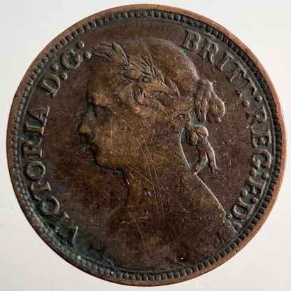1879 Victoria Farthing Coin | Collectable Grade