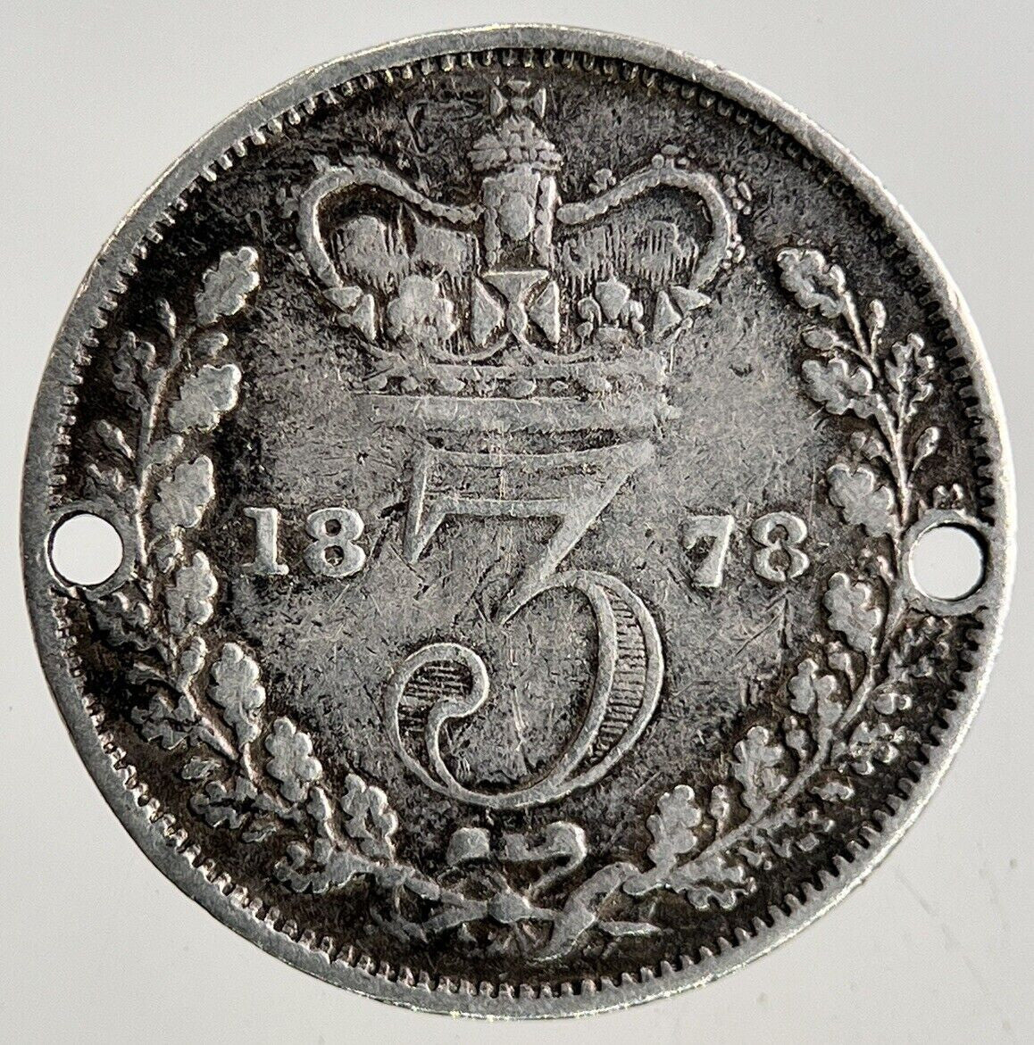 1878 Victoria Threepence Silver Coin | Collectable Grade