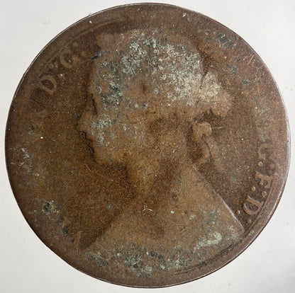 1878 Victoria One Penny Coin | Collectable Grade