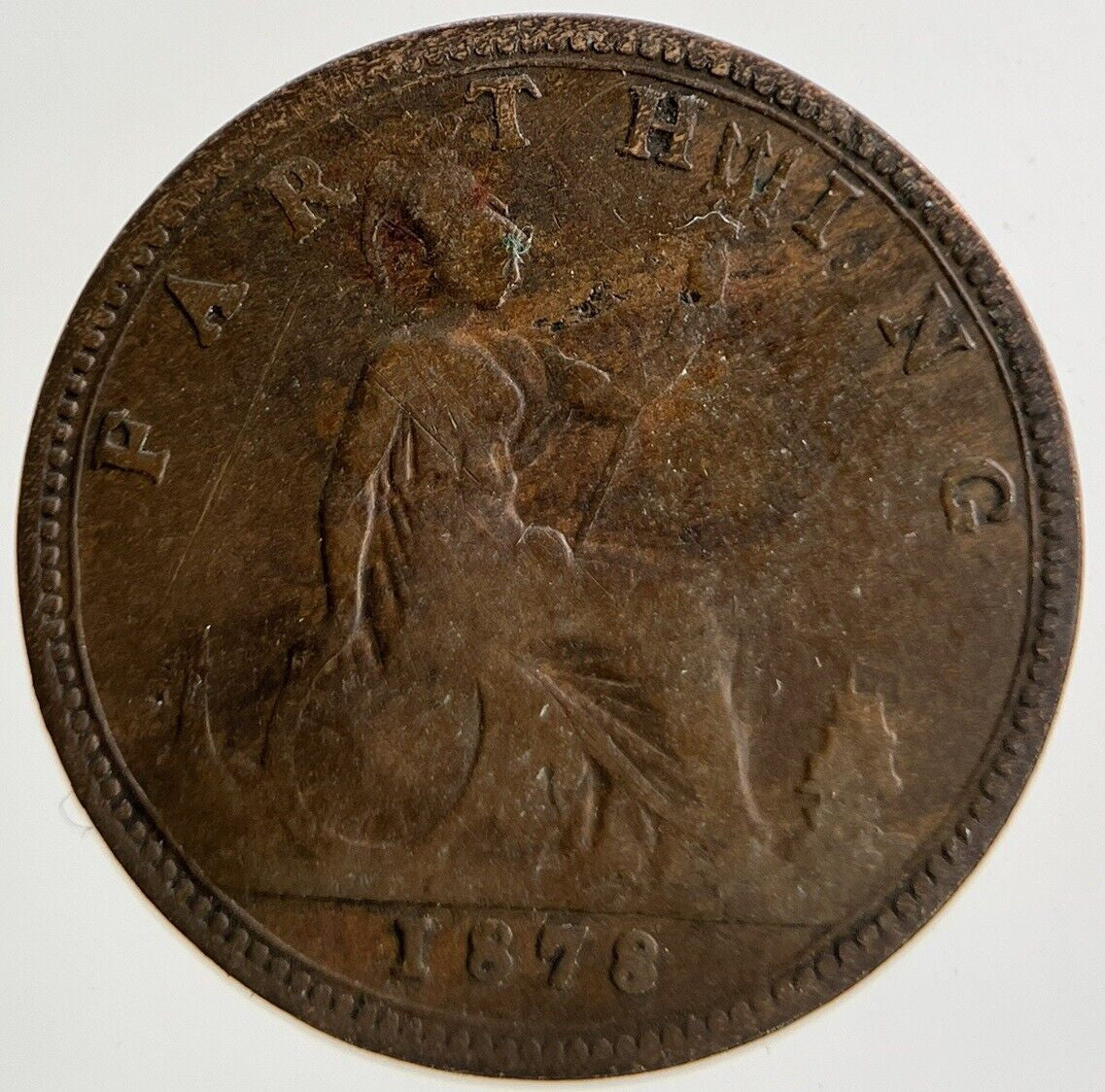 1878 Victoria Farthing Coin | Collectable Grade