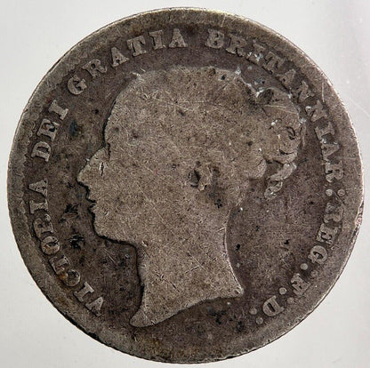 1878 Victoria Shilling Silver Coin | Collectable Grade | a5434