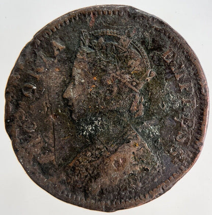 1878 India 1/4 Quarter Anna Coin | Collectable Grade