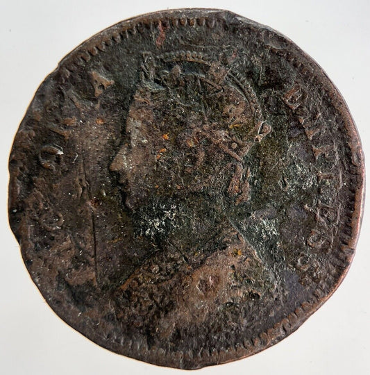 1878 India 1/4 Quarter Anna Coin | Collectable Grade