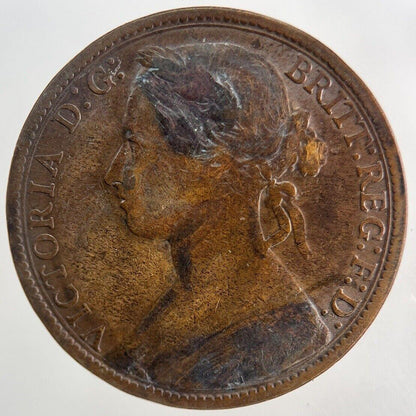 1879 Victoria One Penny Coin | Fine Collectable Grade