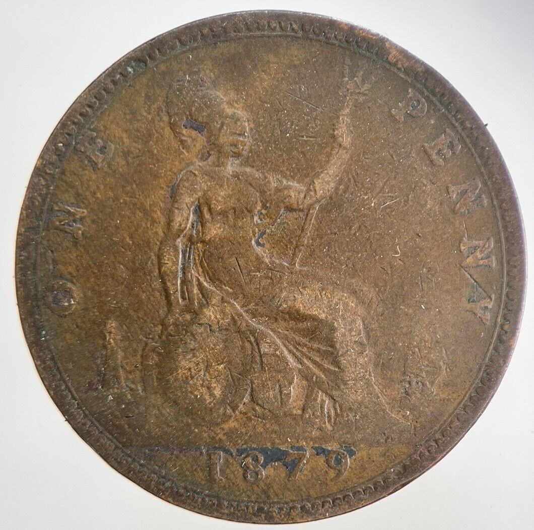 1879 Victoria One Penny Coin | Collectable Grade | a9079