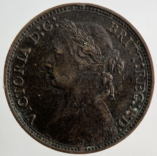 1879 Victoria Farthing Coin | Very High Grade