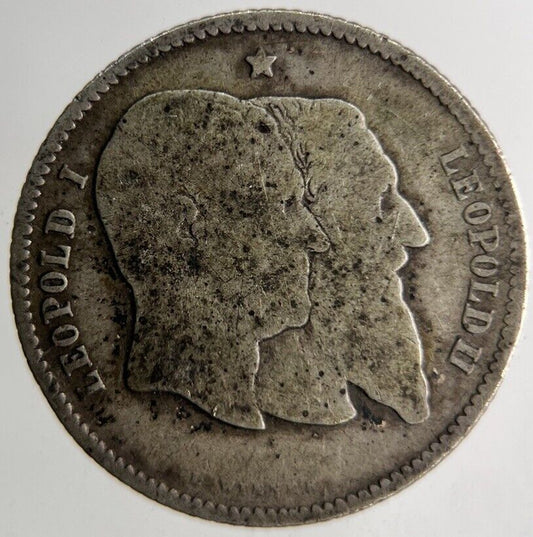 1880 Belgium 1 Franc Silver Coin | Collectable Grade