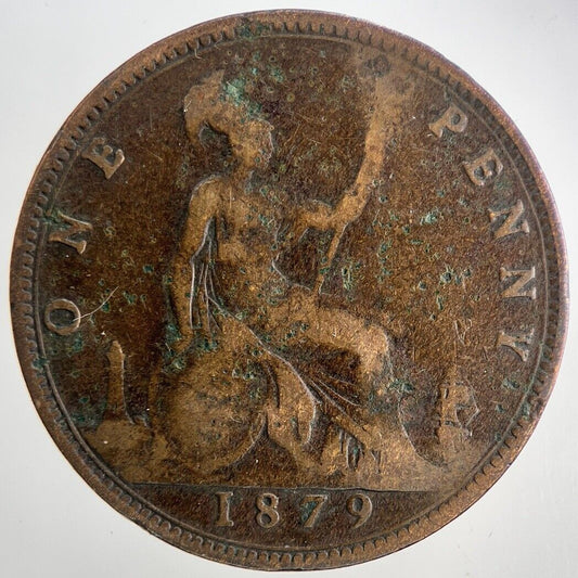 1879 Victoria One Penny Coin | Collectable Grade | a7422