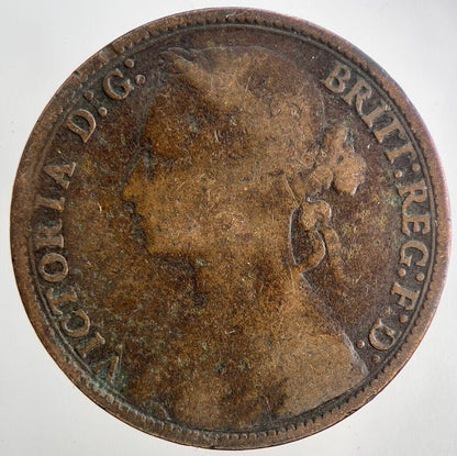 1879 Victoria One Penny Coin | Collectable Grade | a7422