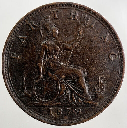 1879 Victoria Farthing Coin | Very High Grade | a5606