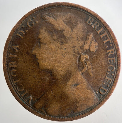 1879 Victoria One Penny Coin | Collectable Grade